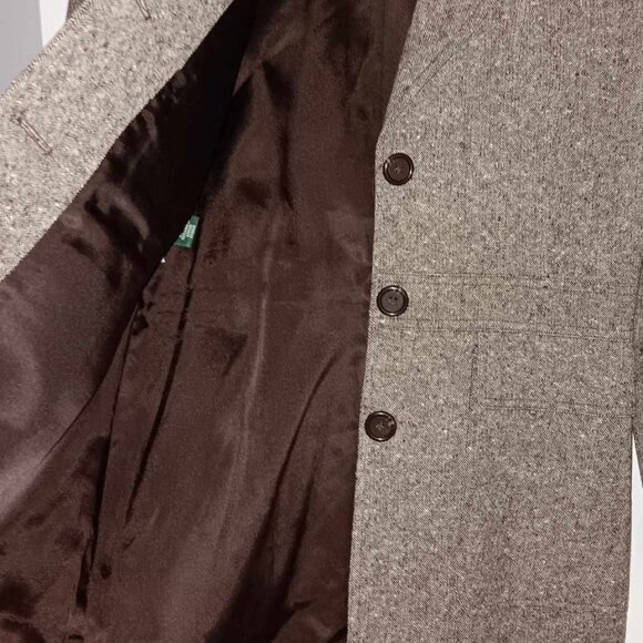 Ralph Lauren Worsted Tweed Wool Blazer - Picture 3 of 9